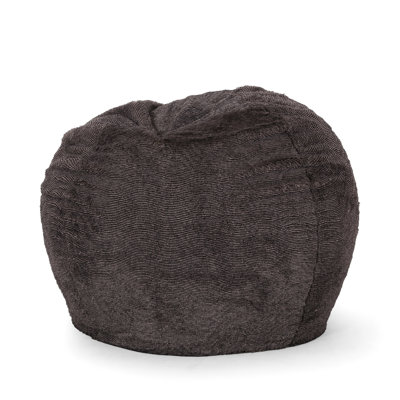 Fauteuil à billes en fausse fourrure brun de 3 pieds. Design moderne pour la détente. Housse amovible avec fermeture à glissière. Rembourrage en mousse durable arrondi - brun / beige. Chic et confortable. Housse à fermeture à glissière. Rembourrage