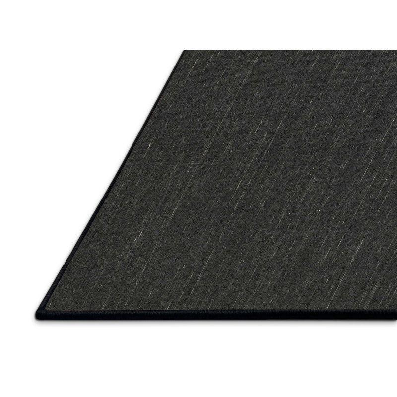 Tapis contemporain noir, Rectangle 5 pi x 7 pi