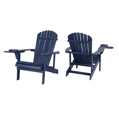 Chaise Adirondack en bois massif Colyn