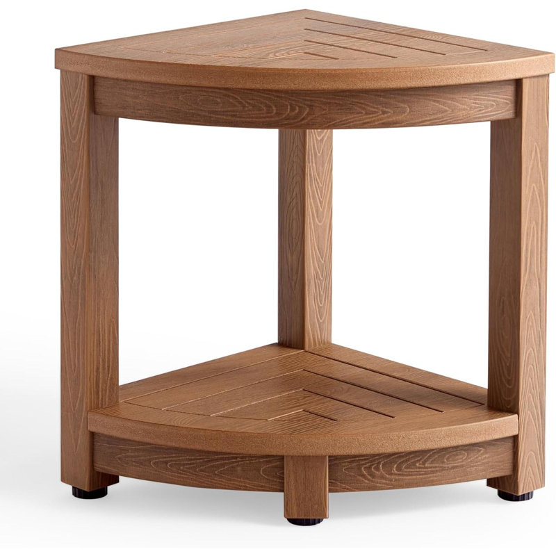 13'' W Shower Bench, Brown