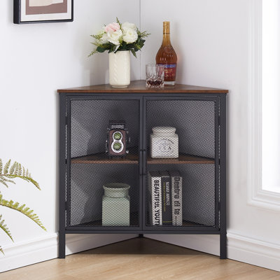 Kempst 27.6'' Tall 3 Legs Corner End Table