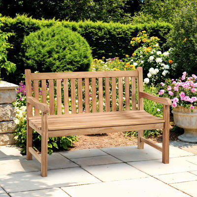 Alaister Teak Garden Bench by Wildon Home