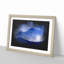 Purple & Blue Mountain Tops Paint Splash - Picture Frame Graphic Art-56866937-56866939