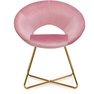 Celsey 18 " H Velvet Upholstered Parsons Chair