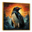Coucher de soleil sur glace, pingouin charme III - art mural pingouin-760238251-547964319