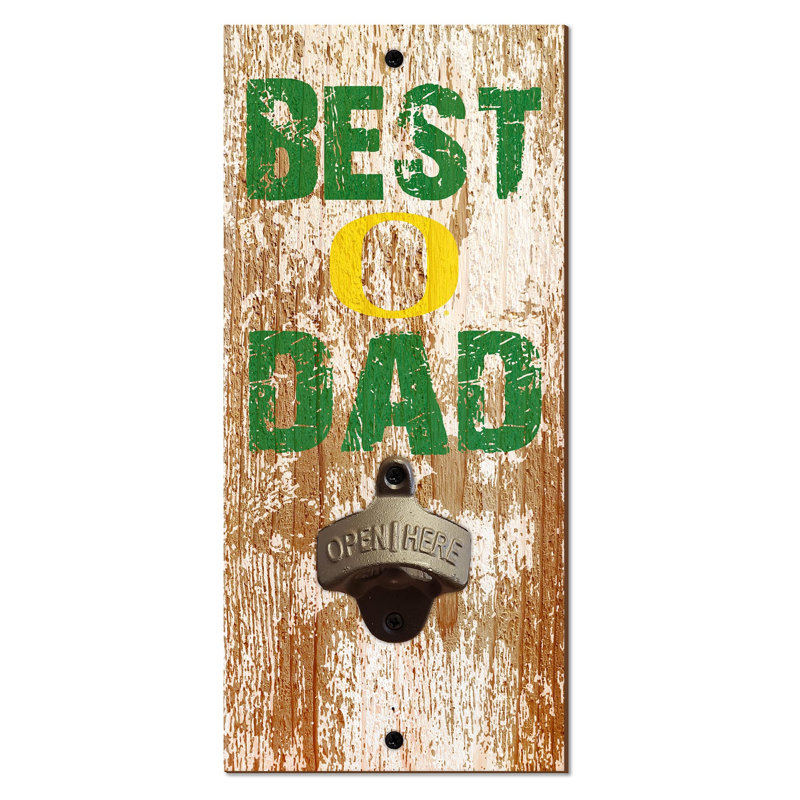 Gold Brass Stainless Steel Bottle Opener, Oregon