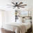 Lisa 60" Windmill Ceiling Fan with LED Light-658307221
