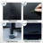 4 Drawer Dresser for Bedroom, Narrow Chest of Drawers, Wooden Top and Study Iron Frame 18"x37.5"-(WxH)