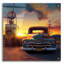 «Route 66 8» par Ray Heere, art mural en verre acrylique-278993043