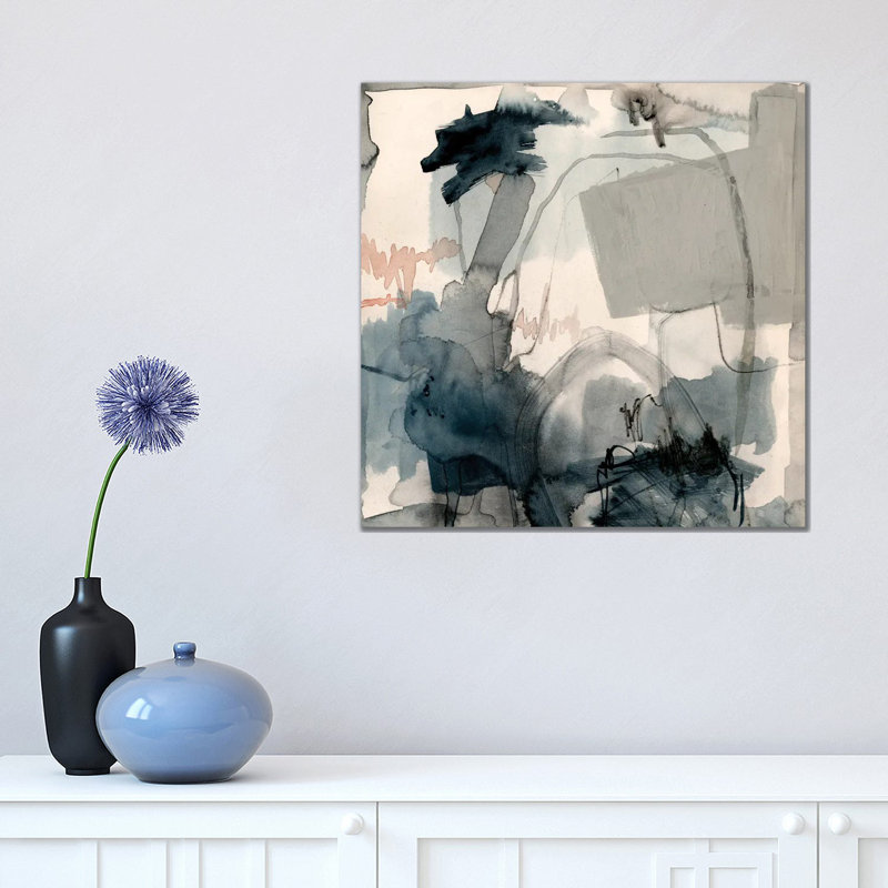 Torrential II by Victoria Barnes - Wrapped Canvas Painting, 45.72 cm H x 45.72 cm W x 1.91 cm D