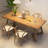 American style retro solid wood dining table-747951091