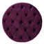 Velours fuchsia moderne avec repose-pieds capitonné contemporain