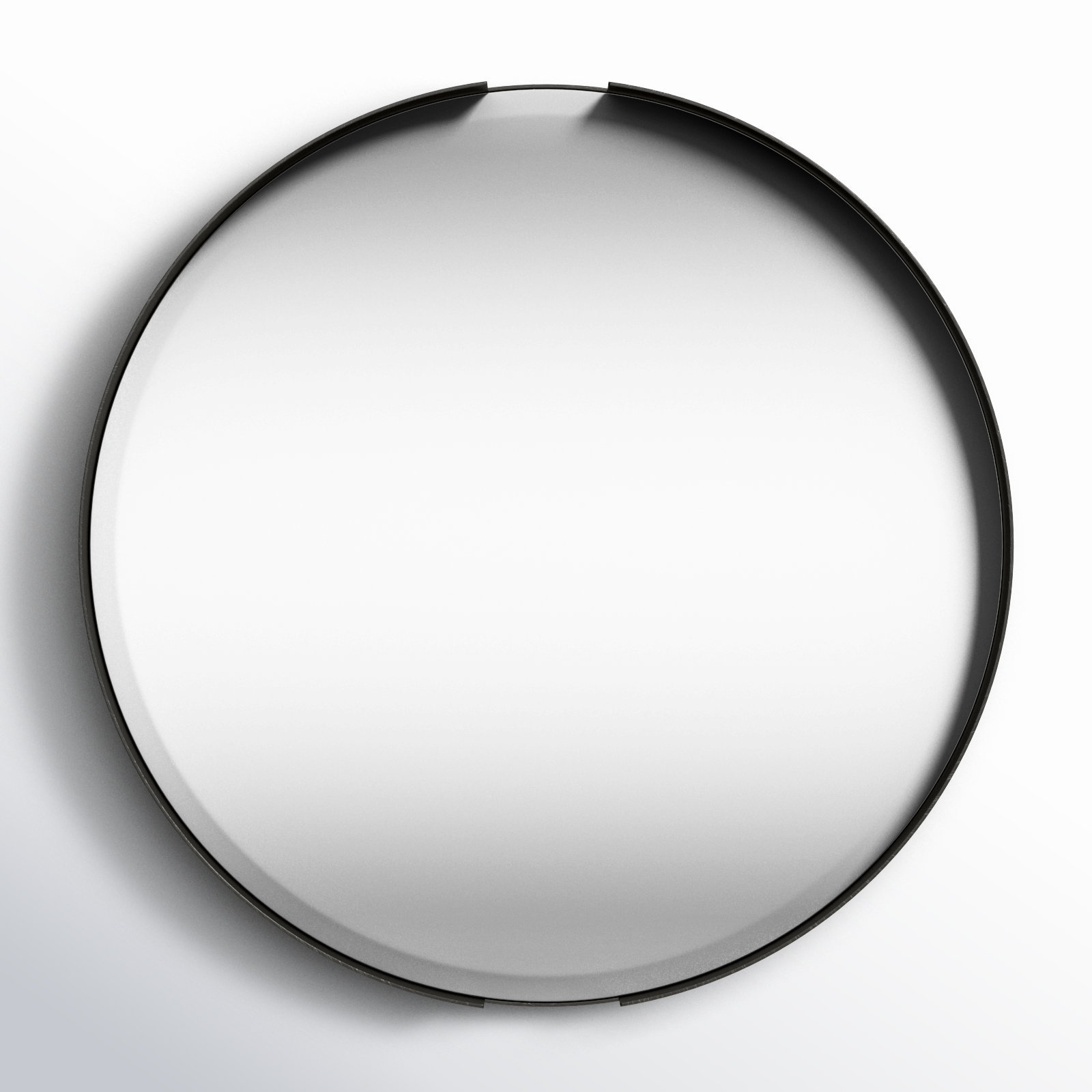 Valo 24" Accent Mirror, Black