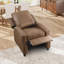 Fauteuil inclinable de 31,1 po en similicuir avec garniture cloutée (ensemble de 3)-2080759954