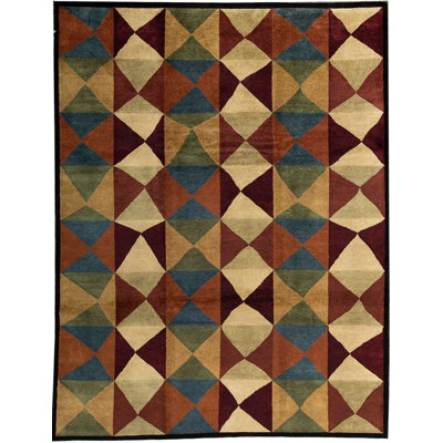 Hand-Knotted High-Quality Red Area Rug