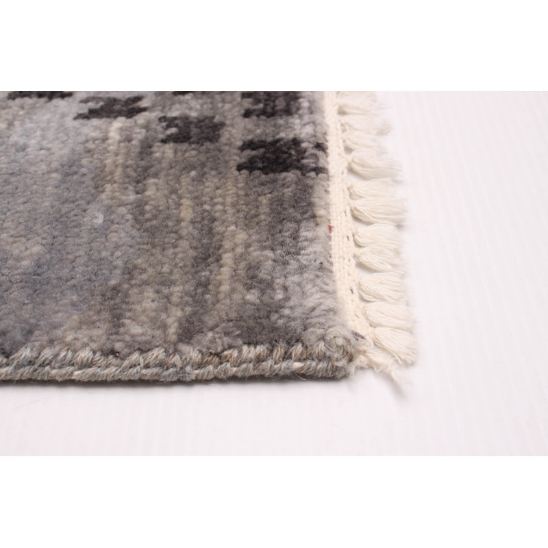 Tapis gris nouvel âge 8 pi 11 po x 12 pi Kiki