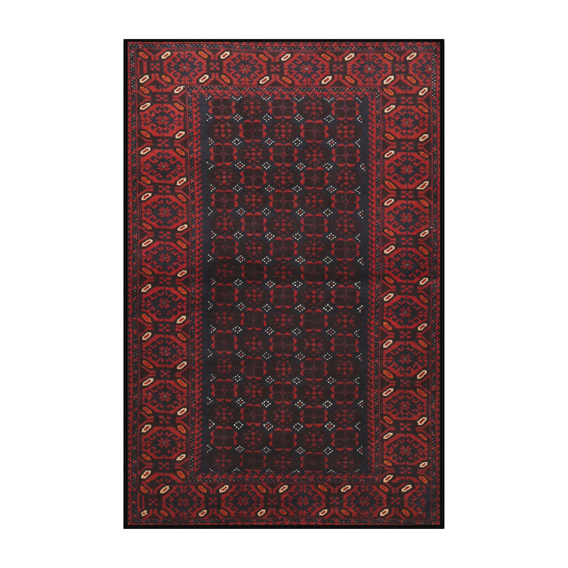 Tapis rouge à motif sud-ouest, Rectangle 5 pi x 7 pi