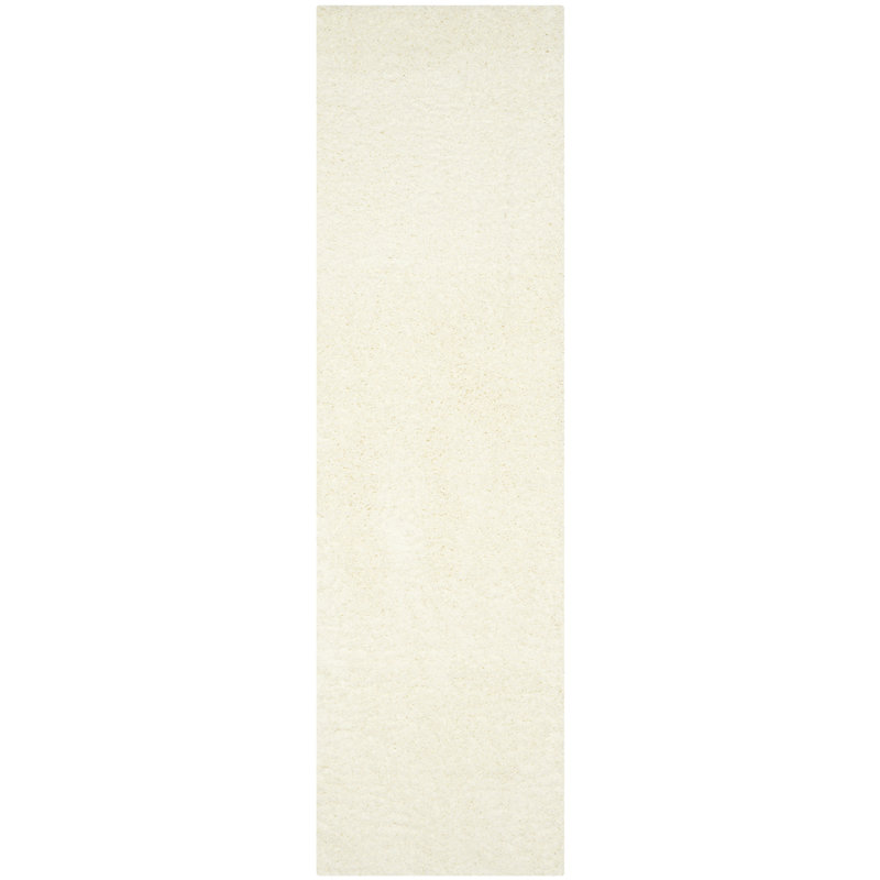 Frankmut Shag Performance Solid Color Rug, Runner 2'3" x 6'
