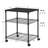 3 Tier Printer Stand, Printer Table With Wheels, Rolling Printer Cart, Printer Desk With Metal Frame For Home Office, 22 X 18.1 X 26.8 Inches-108990618-108990617