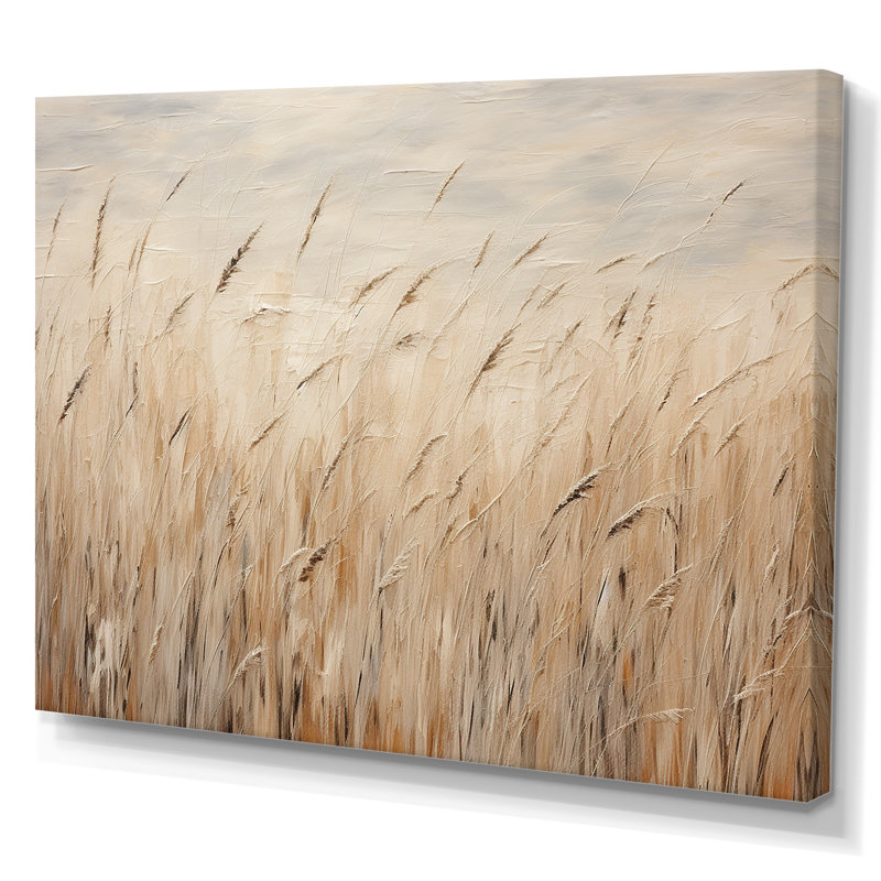 Prairies majestueuses prairies V, H 34 po x l 44 po x P 1,5 po, Toile tendue