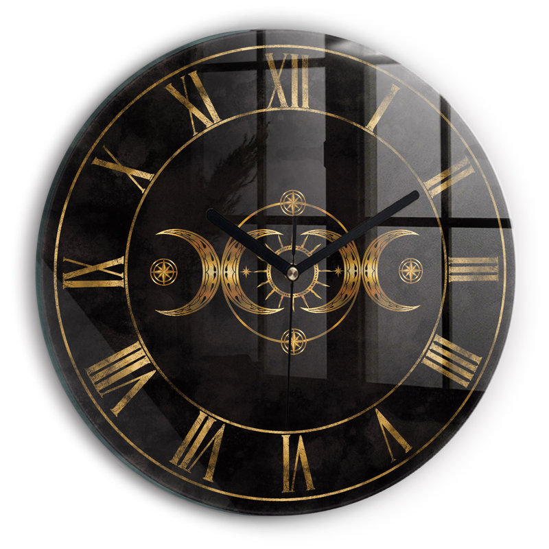 Glass Wall Clock