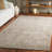 Kedwin Ebony Hand Tufted Wool Cotton Rug in Beige-2067719276
