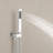 Kubik 10 in. Square Shower System with Tub Spout (Valve Included)-126375046