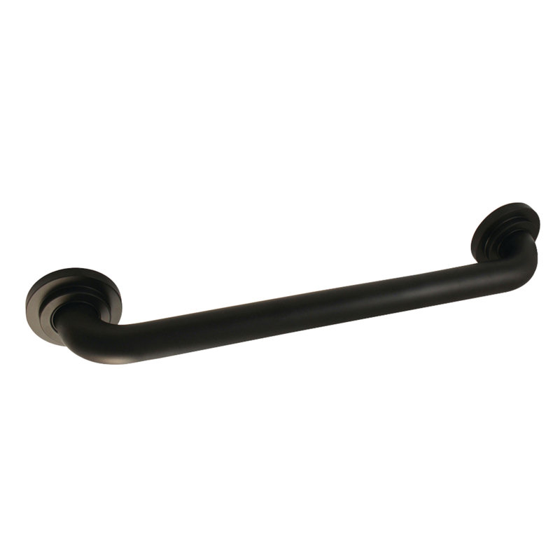 Kingston Brass Manhattan 1-1/4 Inch O.D Grab Bar, Matte Black, 32.81" W