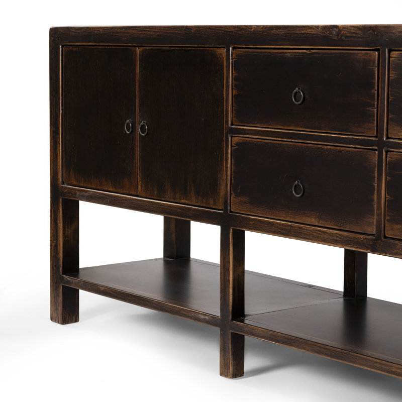 SHIZUKO 102 in. W Solid Wood Sideboard