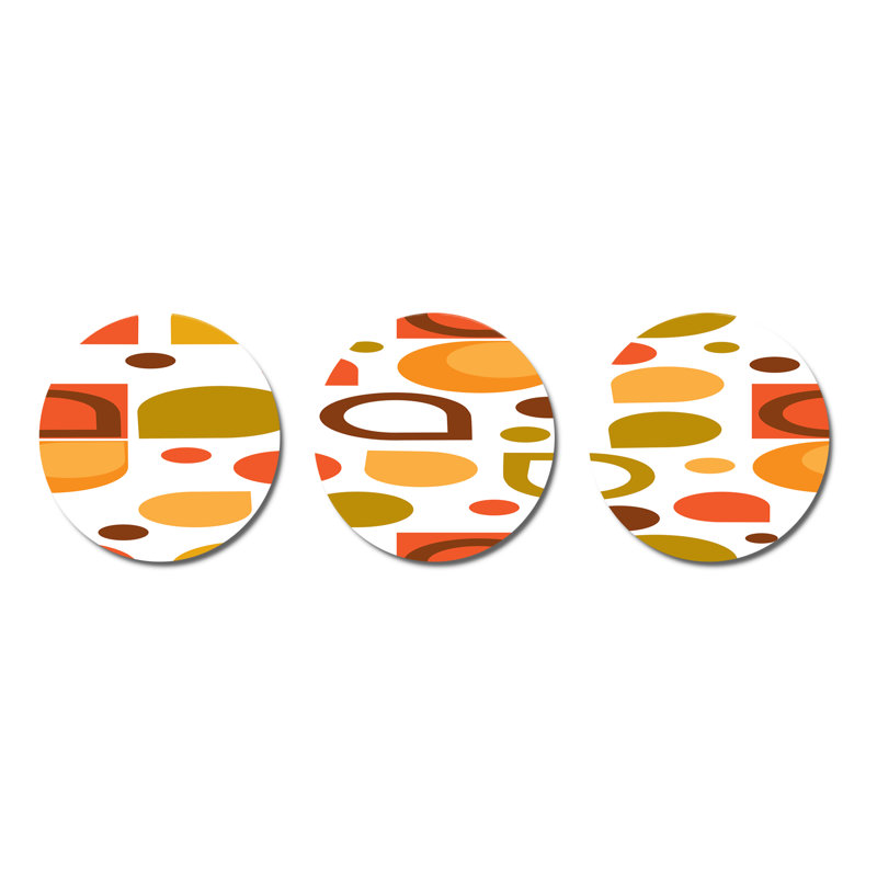 Abstract Wall Decor on Metal