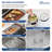 33'' L x 22" W Stainless Steel Double Bowl Drop-In/Topmount Kitchen Sink