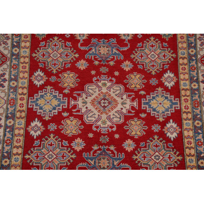 Vegetable Dye Kazak Oriental Area Rug 6x10
