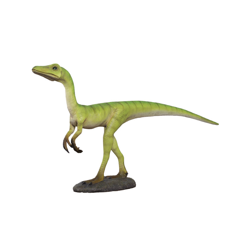 Statue de dinosaure Compsognathus