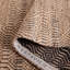 Tapis géométrique en jute de coton naturel / noir / brun Taliyah-1947094027