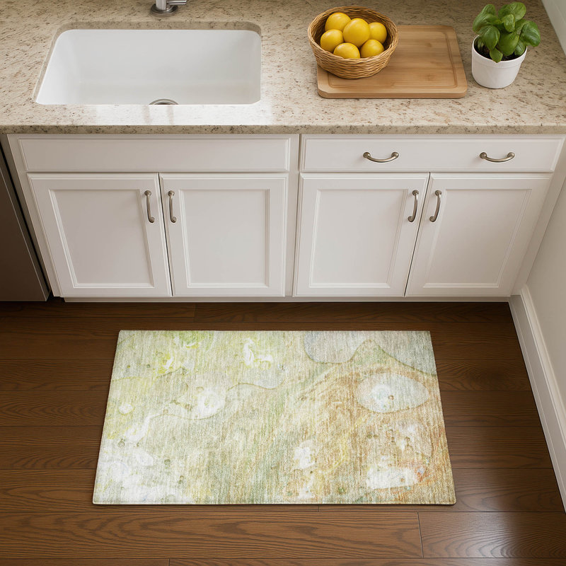 Premium Machine Washable Ralston AMF1941 Abstract Rug, Rectangle 1'8" x 2'6"