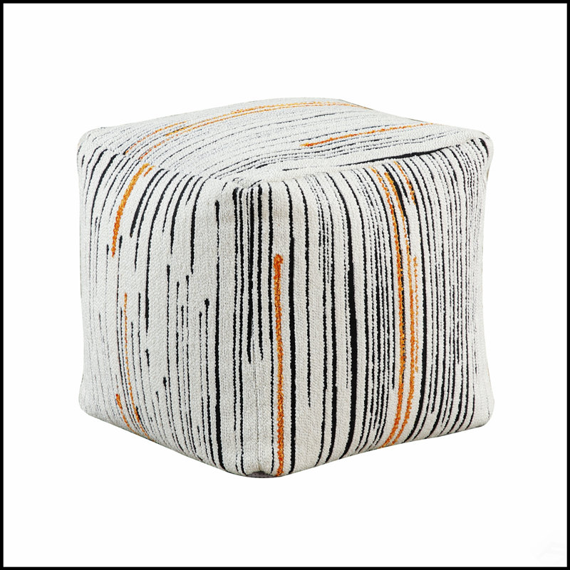 Repose-pieds carré moderne en tissu jacquard, repose-pieds antidérapant, repose-pieds confortable et fauteuil à billes, repose-pieds 1pc