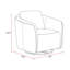 Fauteuil d'appoint pivotant et pivotant-1176321387