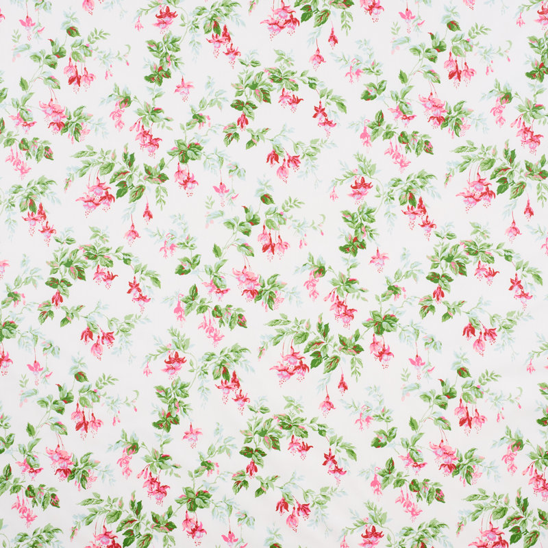 Garden Gate Chintz Fabric, Magenta