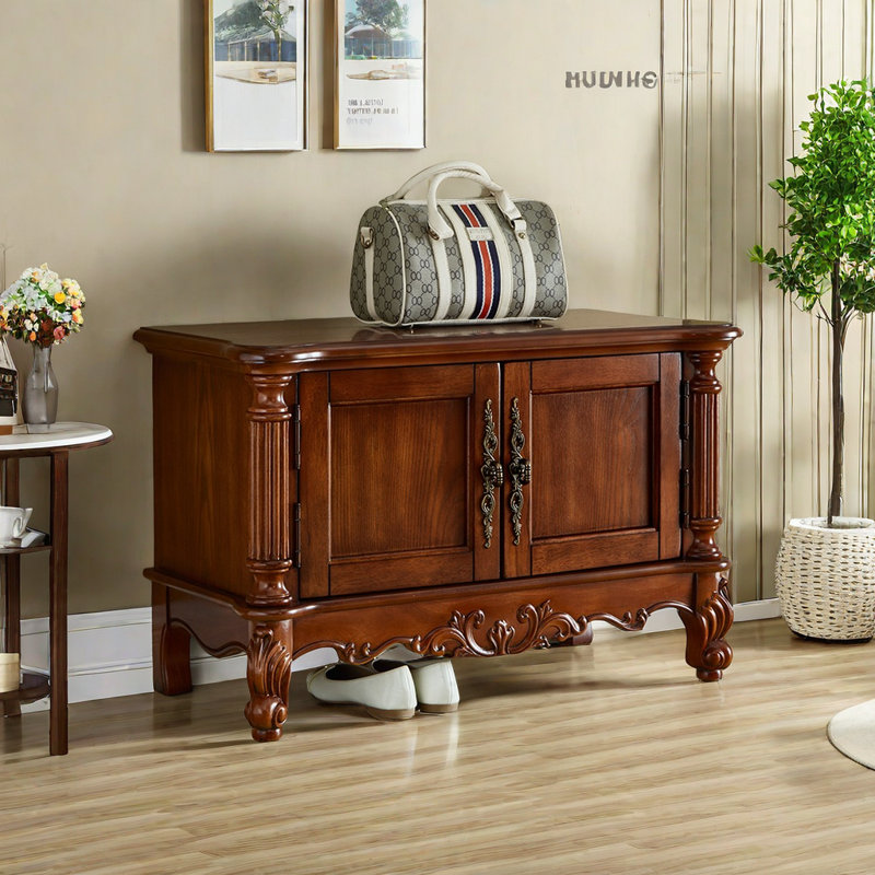 Rangement pour 8 paires de chaussures, Brun clair