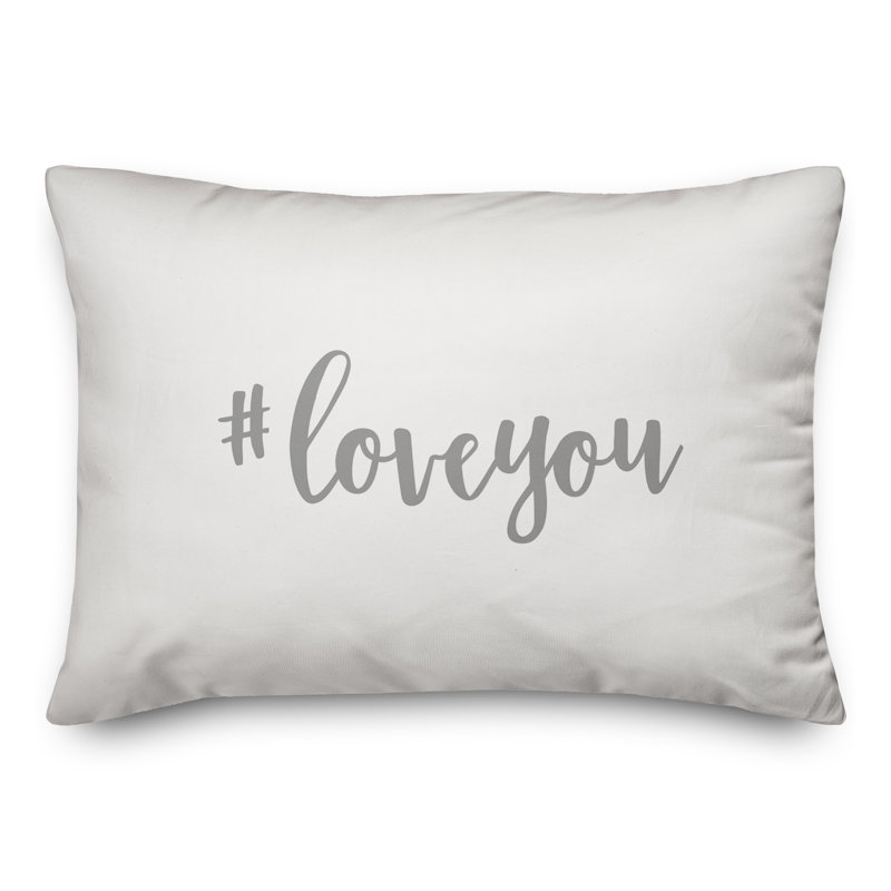 Throw Pillow, Gray/White