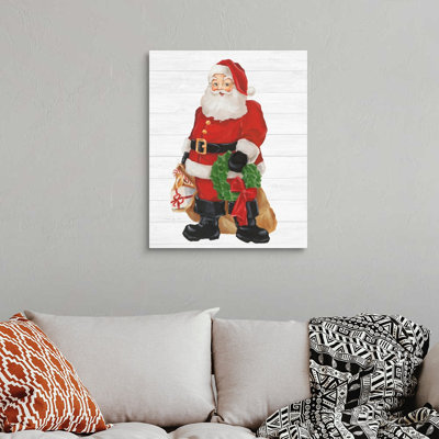 «Nostalgic Santa I» par Ethan Harper - reproduction d'art sur toile
