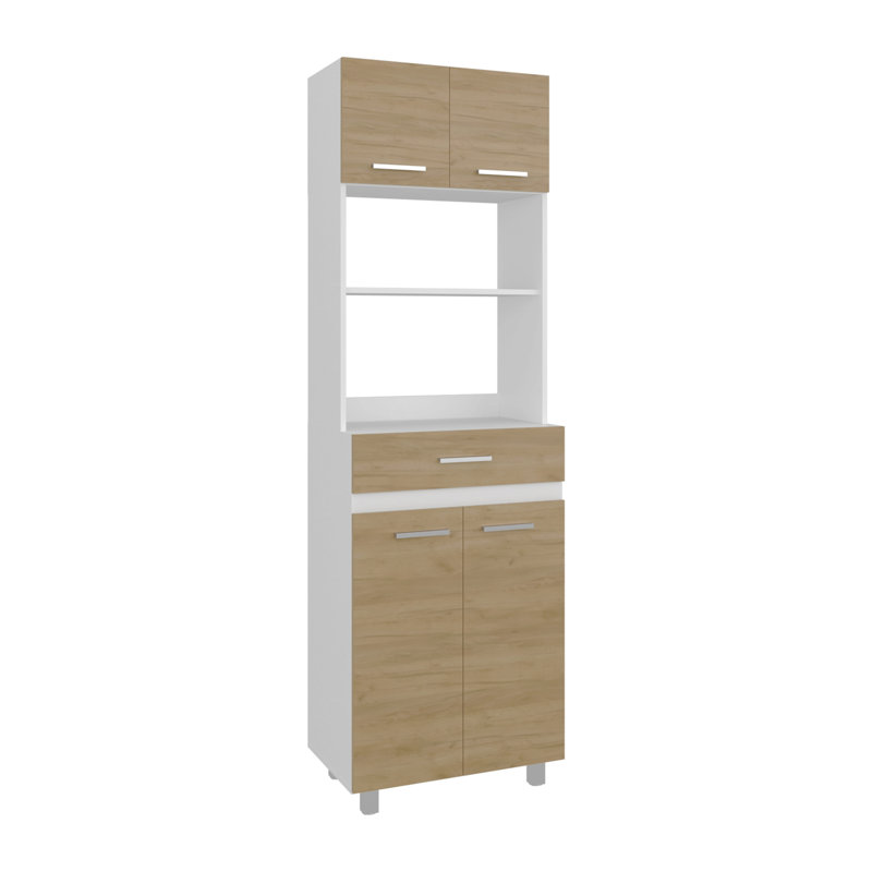 Unité de rangement de cuisine sur pied Pantry Cabinet pour la nourriture, la vaisselle ou les appareils électroménagers