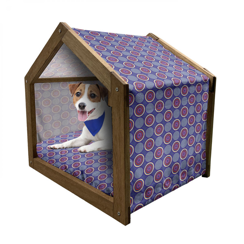 Niche pour chien en bois, H 25,59 po x l 29,53 po x P 21,65 po