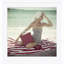 Model With A Polka Dot Bag On A Beach Print
