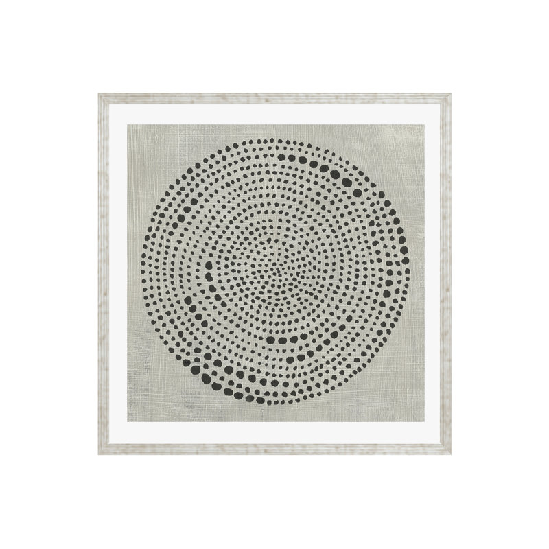 Mythos I, 32" H x 48" W, Pattern Silver Single Picture Frame with Mat