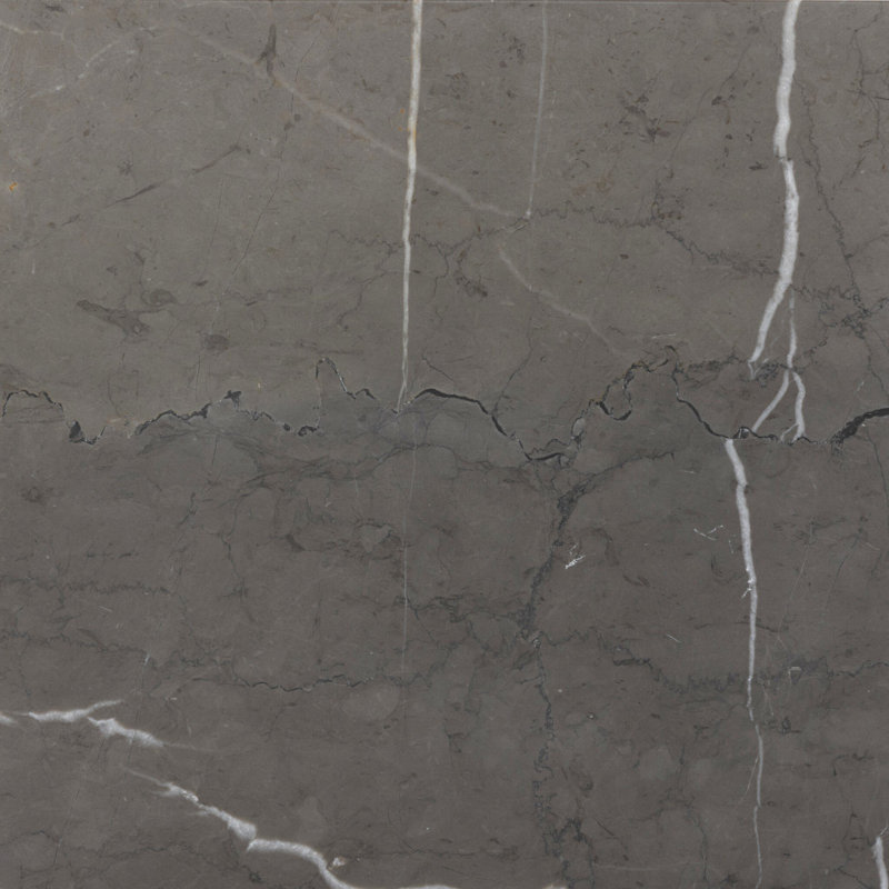 Ellric Pedestal 40", Grey Italian Marble