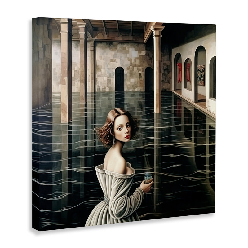 Portail de la toile Reflections, design par Sasha, H 24 po x l 24 po