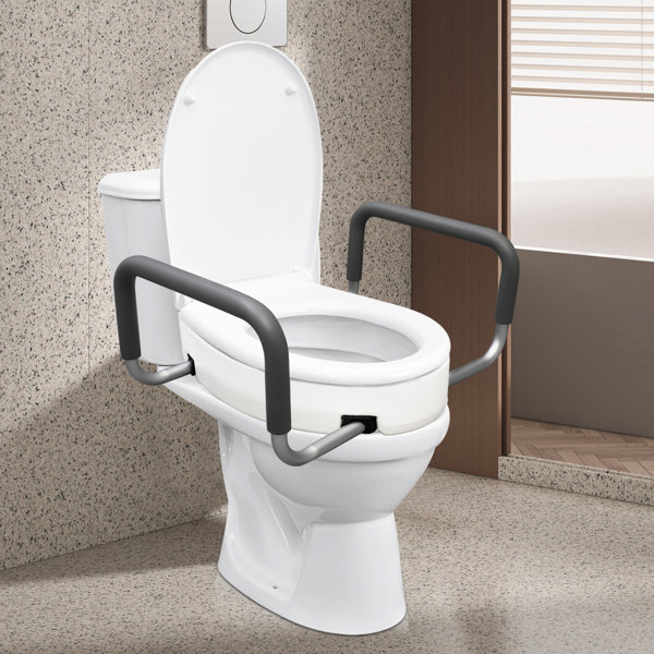 Tlongxia Toilet Stand Up Armrest With Ergonomically Designed