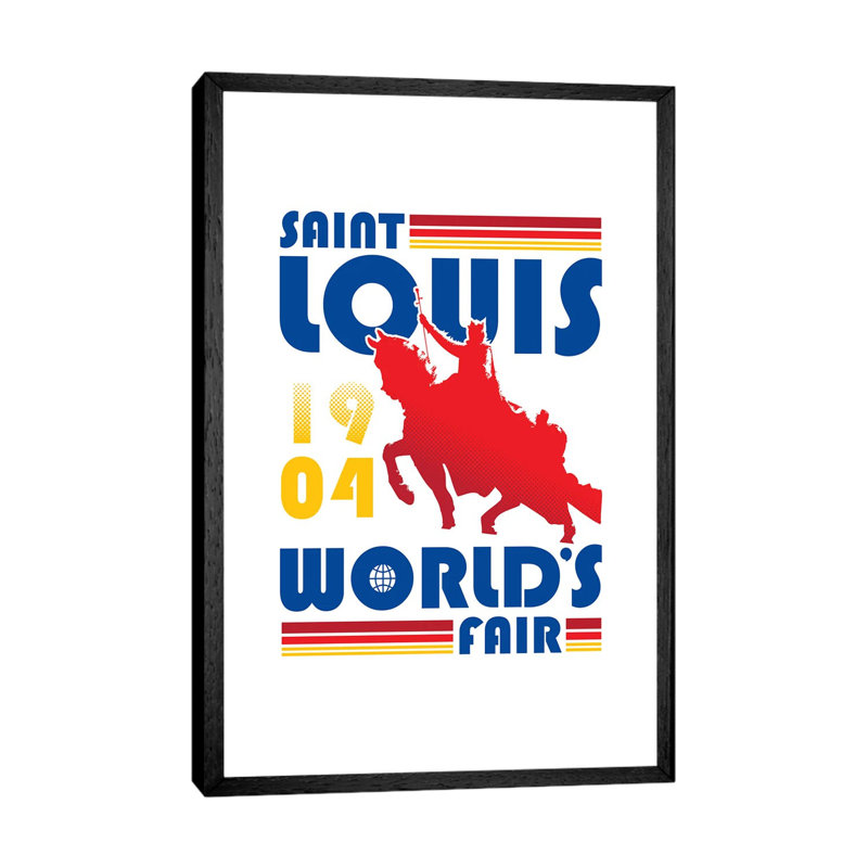 St. Louis World's Fair by Benton Park Prints - Print on Canvas, Black Framed, 152.5 cm H x 101.5 cm W