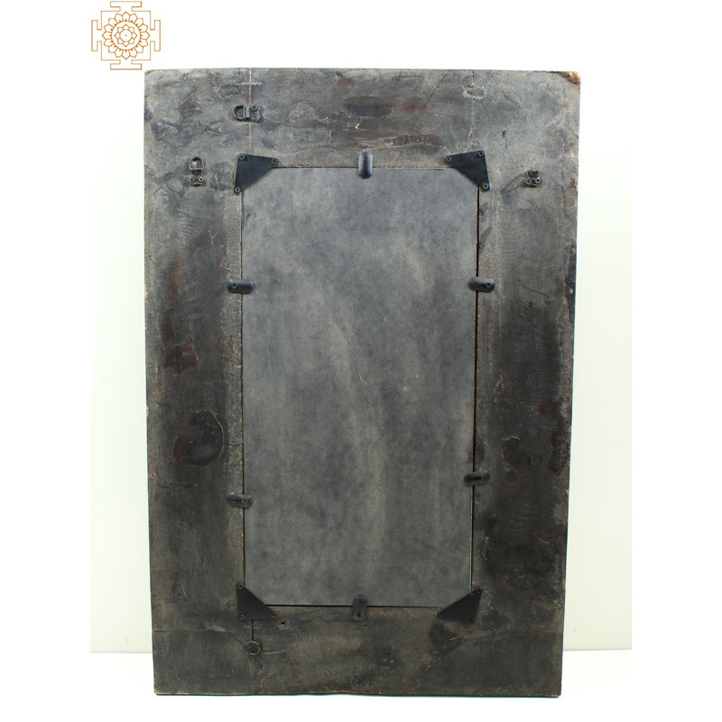 Wood Flat Wall Mirror
